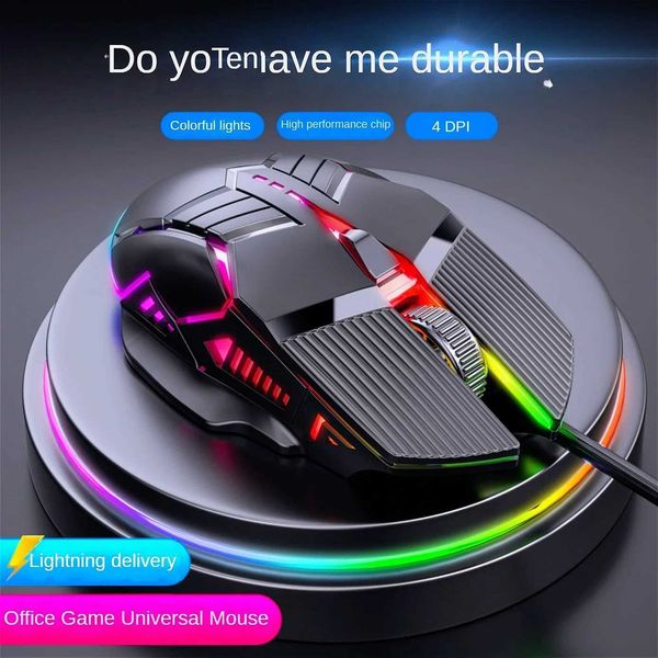 Professional USB Wired Gaming Mouse 6 Button 3200DPI LED Optical Computer Mouse Game Mice Silent Mouse Mause For PC laptop Gamer Y240820
