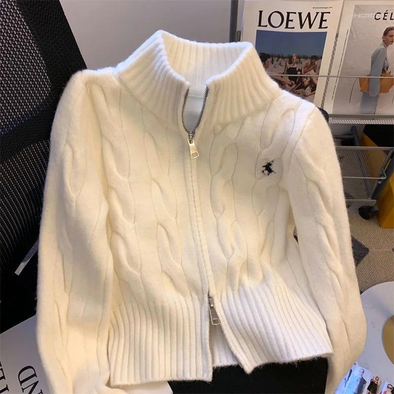 Women&#039;s Knits 2025 Fashion Autumn Winter Sweater Women Jacket Long Sleeves Loose Knitted Cardigan Coat Female Warm Outerwear Ladies Tops