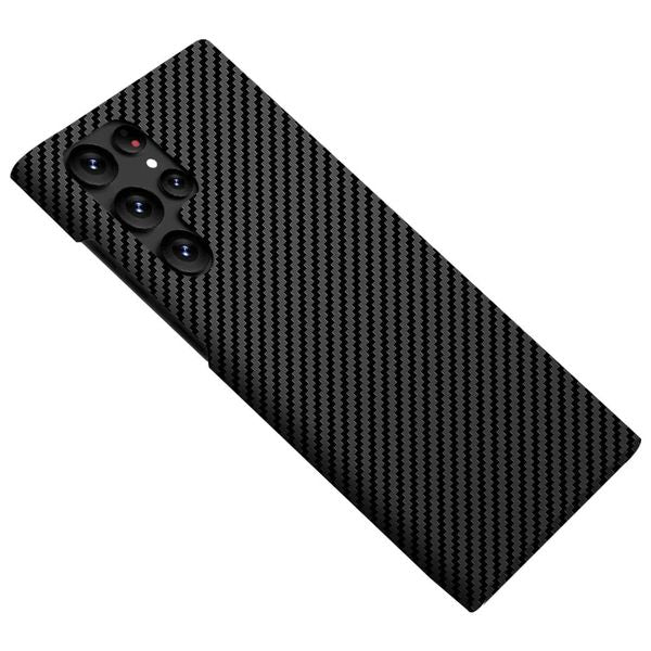 Hot Sale Ultra thin carbon fiber texture pattern PC case suitable for Galaxy S22 Ultra S23 Plus business shock resistant phone cover T241209