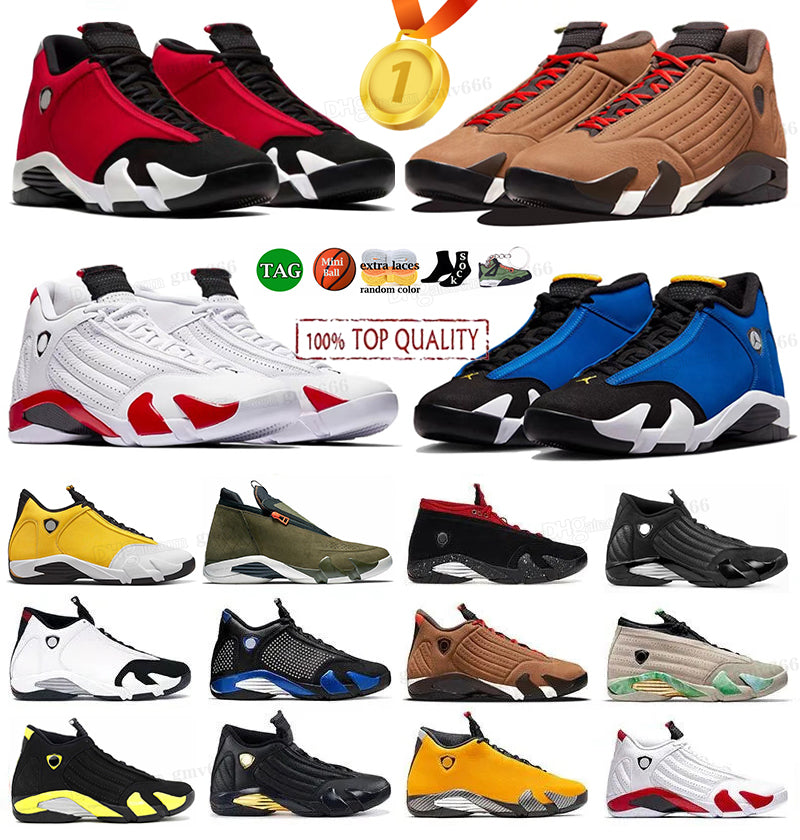 14s Basketball Shoes men jumpman 14 Ginger candy cane Winterized gym red Blue desert sand defining moments Hyper Royal retro mens trainers sports sn