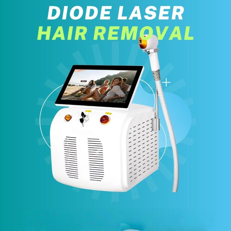 NEW Ice titanium 755nm 808nm 1064nm 3-wavelength diode hair removal equipment whitening rejuvenating machine