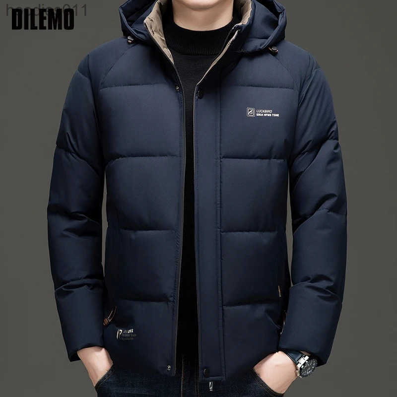 Top Grade Designer New Brand Men Parka Jacket Thick Casual Fashion Hooded Cropped Windbreaker Quilted Bubble Coats Mens Clothes L250703