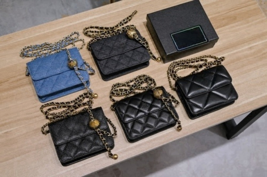 Fashion Card Holders Chain Wallets Shoulder Small Bags Zipper Coin Purse Handbags for women