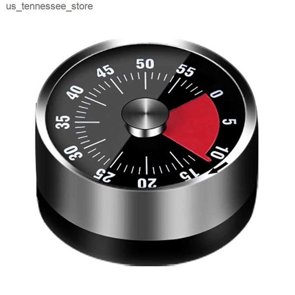 Timers Stainless steel portable magnetic accessory timer mechanical countdown alarm clock oven baking timer kitchen tools J241116