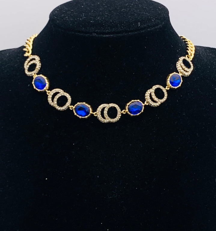 Fashion Crystal Chokers Necklaces Exquisite Designer Diamond Necklace Chain Lovers Gift for Women Wedding Party High Quality Jewelry