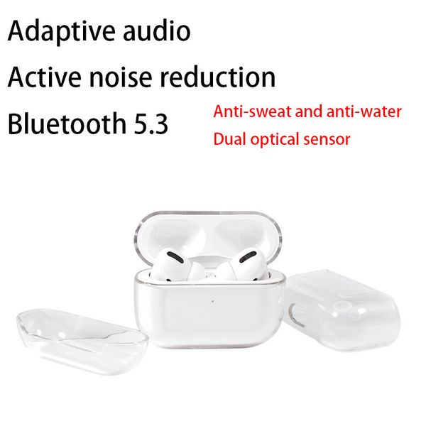 airpods2 pro headphone case is suitable for Apple airpods3 set of headphone case with high permeability material PC hard shell