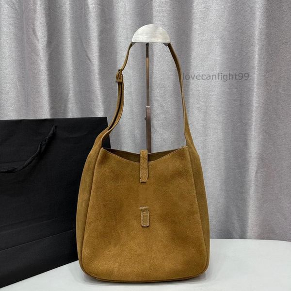 Designer Bag Soft Suede Hobo Bag Large Real Leather Luxury Womens Shoulder Bags Fashion Capacity Commuter Tote Bag For Women Top Quality Bro