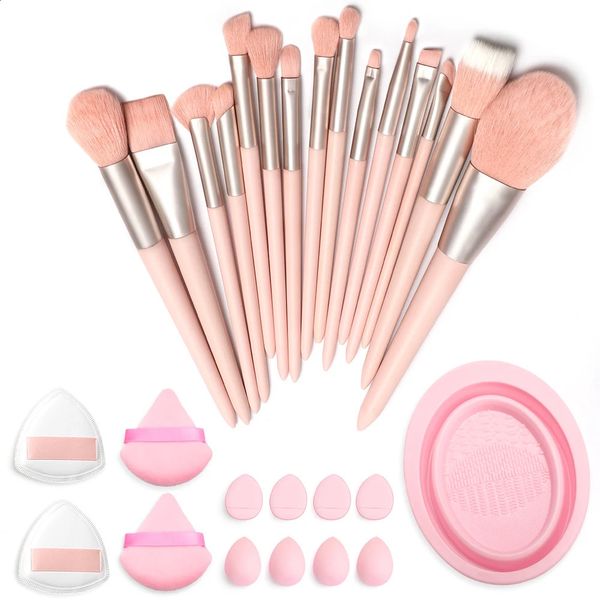 28 Pcs 2024 Year Gift Makeup Brushes Makeup KitFoundation Brush Eyeshadow Brush Make up Brushes Set 28 Piece Set Large 241120