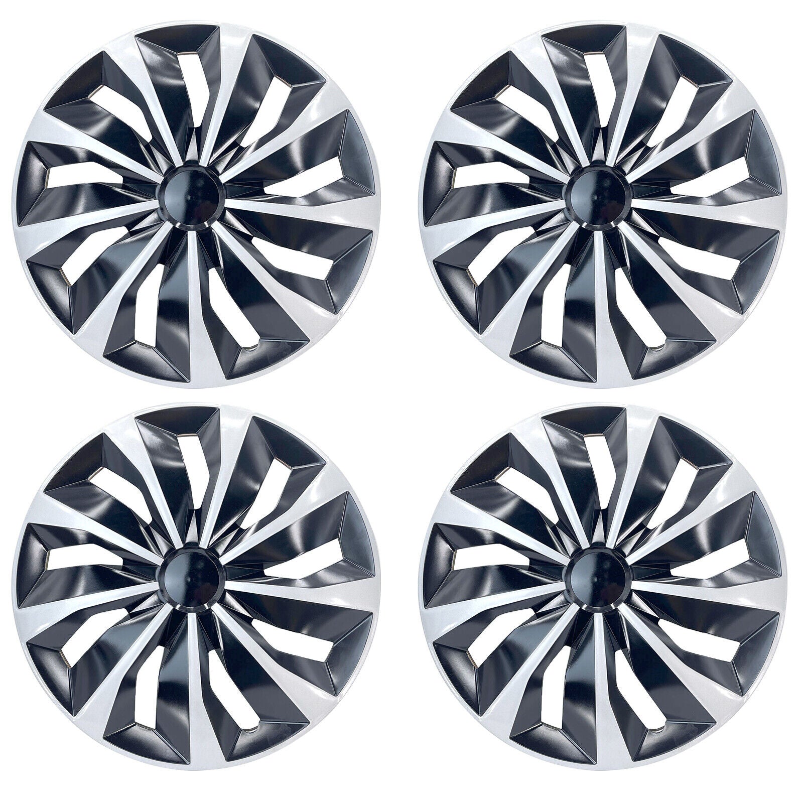 TEMU New 16" Set Of 4 Full Caps Wheel Covers Fit R16 Tire & Steel Rim