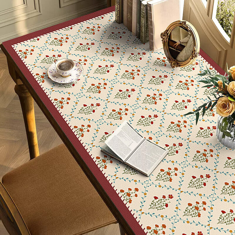 Retro Table Mat Waterproof Table Mat Coffee Table Tablecloth GFQB01