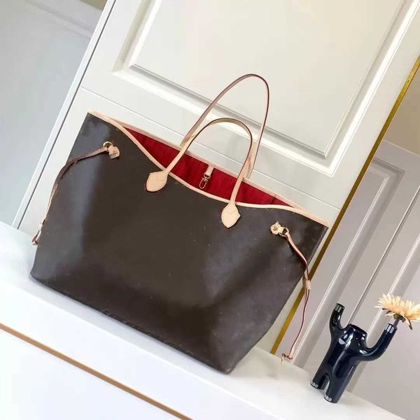 TOP Large Tote Designer Handbag shopping purse woman leather Shoulder bag neverfulls pm mm gm 3 size 38