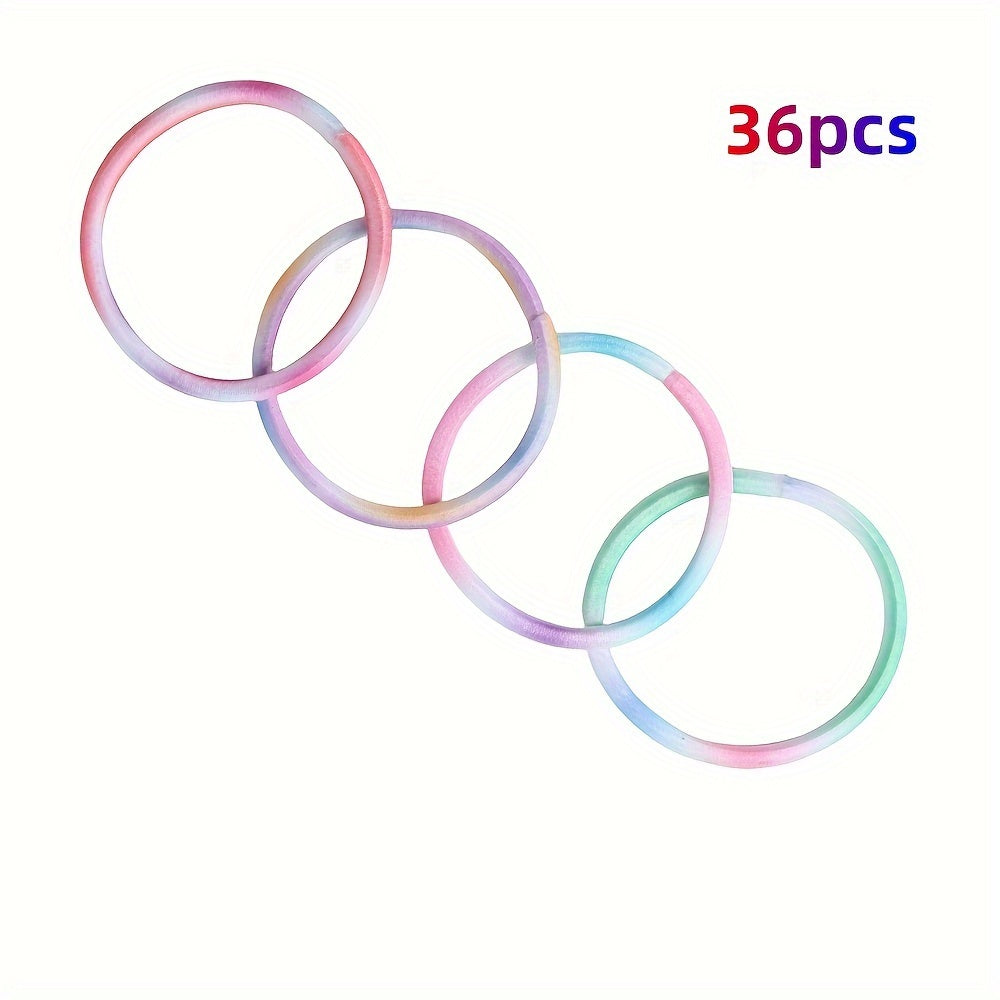 TEMU 4mm Colored Hair Ties For Women And Men -elastic Bands For Curly Hair Ponytail Holders