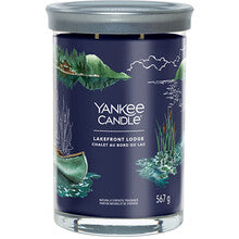 Yankee Candle Lakefront Lodge Signature Tumbler (chata u jezera) – vonná svíčka – 567,0 g