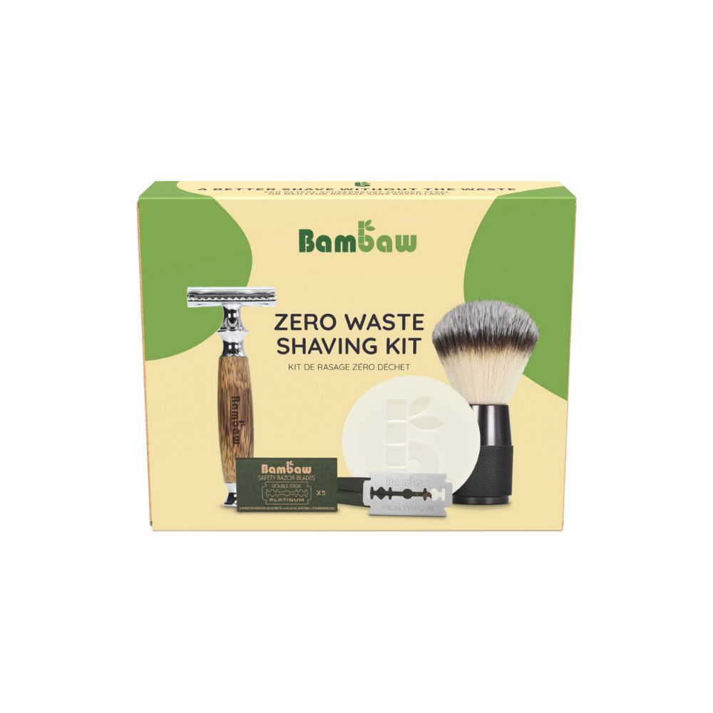 bambaw Shaving Set, Bamboo
