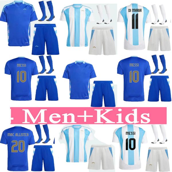 24-25 Argentina Clean and comfortable Soccer Jerseys MESSIS Otamendi National Team Copa DYBALA MARTINEZ KUN AGUERO Maradona Football Shirts