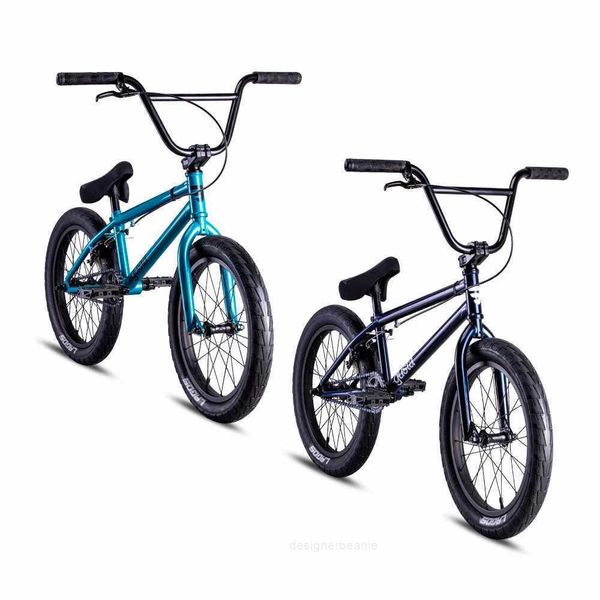 Bikes Bikes Funsea 18 inch bicycle girl boy BMX bicycle stunt children and teenagers CPSC1512 EN16054 glossy shiny color Q240523 PLX