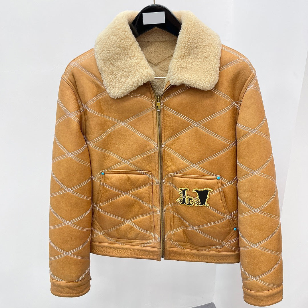 Men&#039;s plus size Outerwear Genuine Leather Coats Puffer Jacket hoodie suit hooded casual fashion top quality wild breathable long sleeve B1i8224