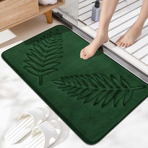 1pc Anti-slip Bath Rug Soft Non-Slip Quick Dry Bath Mat Absorbent floor mat bathroom mat Machine Washable Shower Carpet For HomeM240816