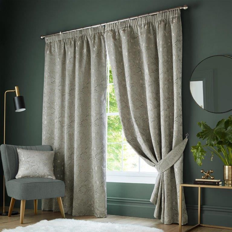 Ashley Wilde Hertford Curtains - Champagne - 66x54