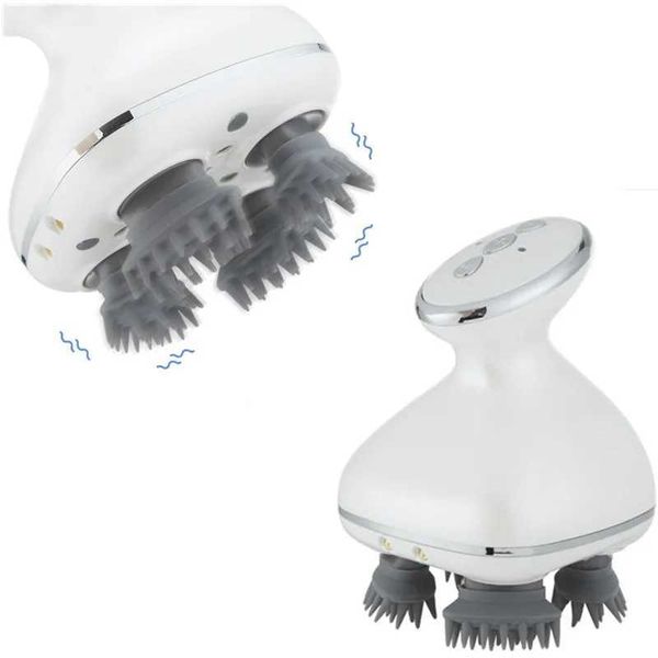 3D Electric Head Massager Scalp Relax Massage Deep Tissue Kneading Vibrating Massage Device Accessories Head Massage InstrumentXJ241123