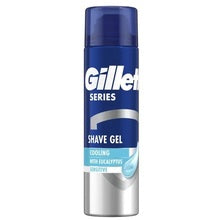 Gillette Sensitive Series Eucalyptus Refreshing Shaving Gel - 200ml