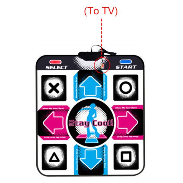 Dancing Step Dancer Blanket Non-Slip Foot Print Dance Mats to PC-TV Equipment