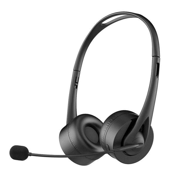 Headsets Bluetooth 5.3 earphones with microphone noise cancelling hands-free HiFi wireless earphones suitable for call center Office PC lapt