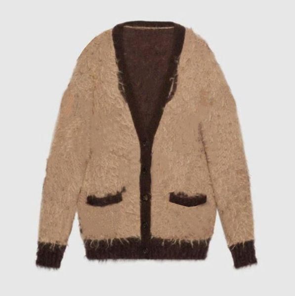 Spring Womens Sweater Long Sleeve Pullover Round neck striped Knitted High End Jacquard knitting Sweaters Coats Tops