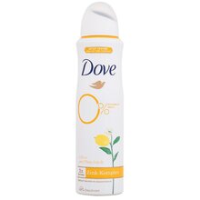Dove 0% ALU Agrumi & Pesca 48h Deodorante per l'eliminazione dei batteri prodotti durante la sudorazione - 150ml