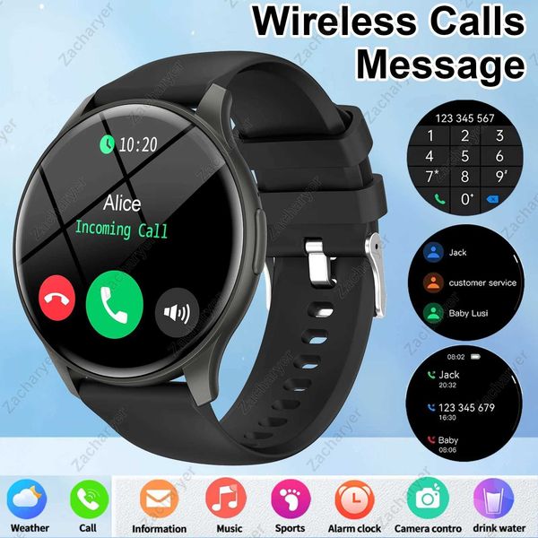 High Quality new smartwatch with call function brightness adjustment multi-purpose sports tracker weather alert clock display O241213