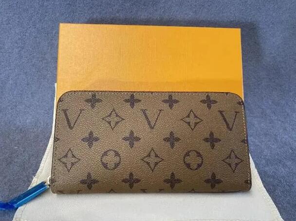 designer Zipper leather Wallets Pocket wallets long single zipper Classic Letters coin purse card holder plaid s mens designers women wallet bag