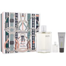 Hermes H24 Gift Set Eau de Toilette Men 100ml, Miniature Eau de Toilette 5ml and Facial Moisturizer 20ml