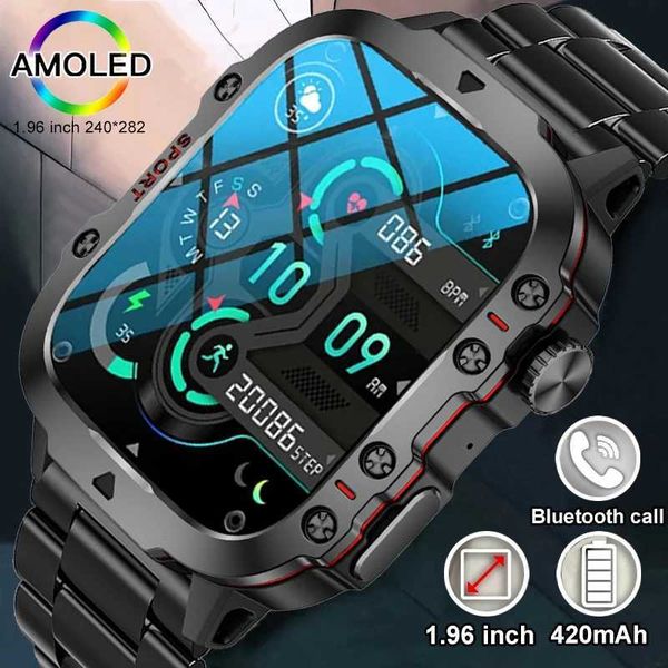 Full Touch Smart Watch Men For Android Blood Pressure Oxygen Fitness Watch 5 Atm Waterproof Military SmartWatch M240907