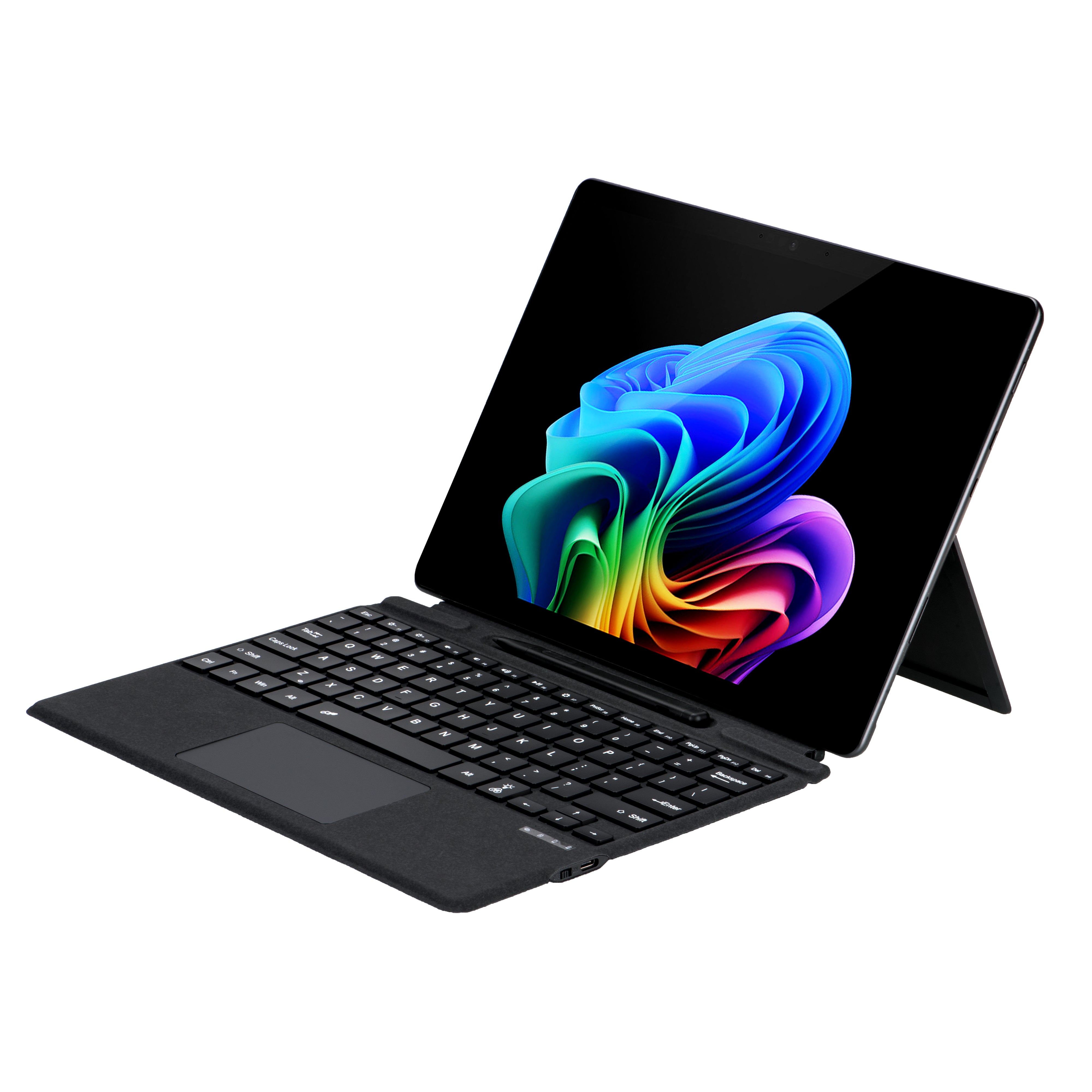 Wireless keyboard magnetic touch version with pen slot style is suitable for Microsoft Surface PRO8 and proX support to play games