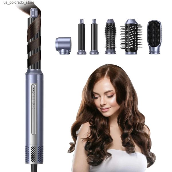 Electric Hair Brushes Blow Dryer Brush 110000 RPM High-Speed Negative Ionic Hair Dryer Fast Drying 6 in 1 Hair Styler for Curling Straighten