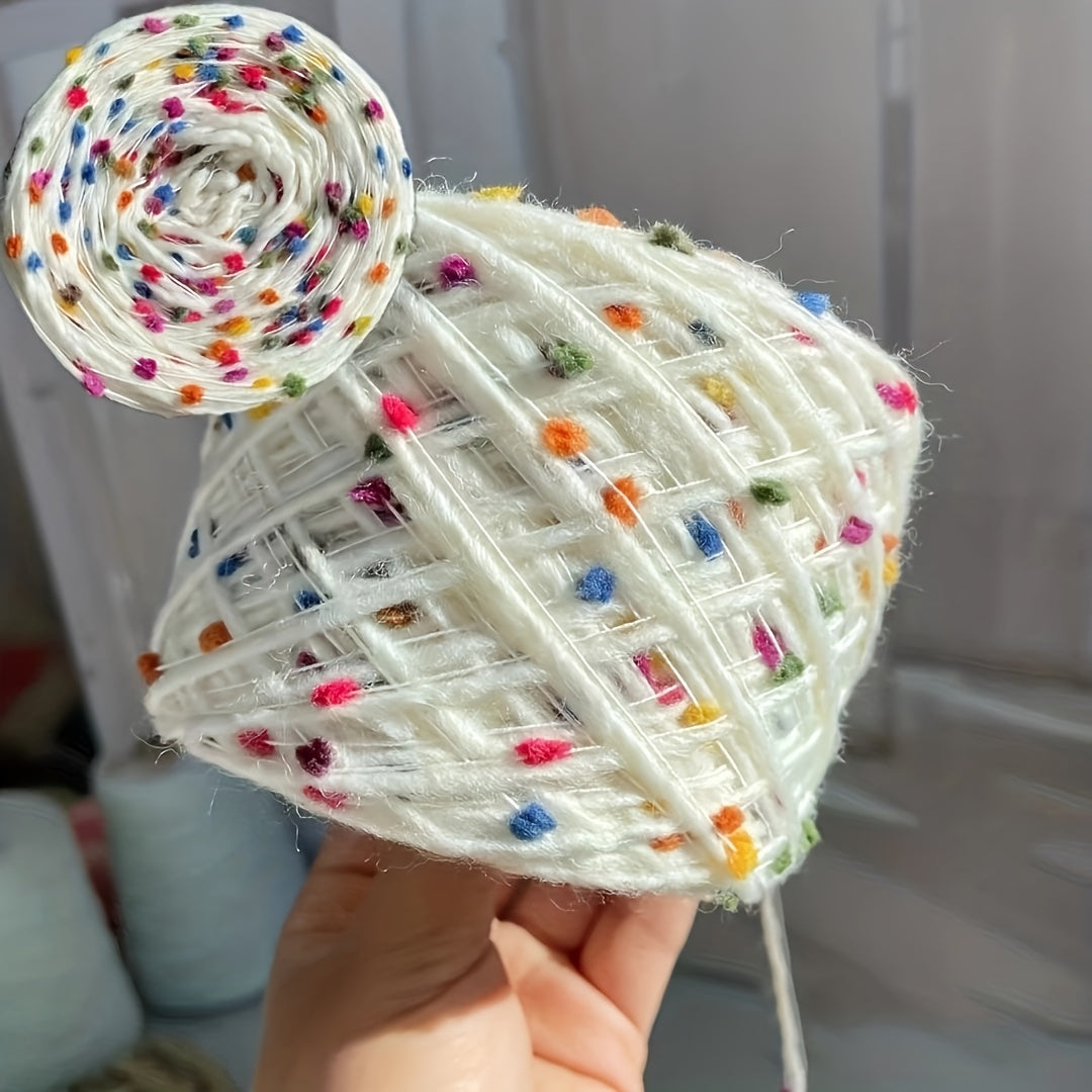 TEMU 3 Balls (1 Bag) - Heavy-duty Double-thick Hand-woven Thread For Knitting, Crochet, Sewing - Pastel & Vibrant Colors - Ideal For Hats, Scarves,