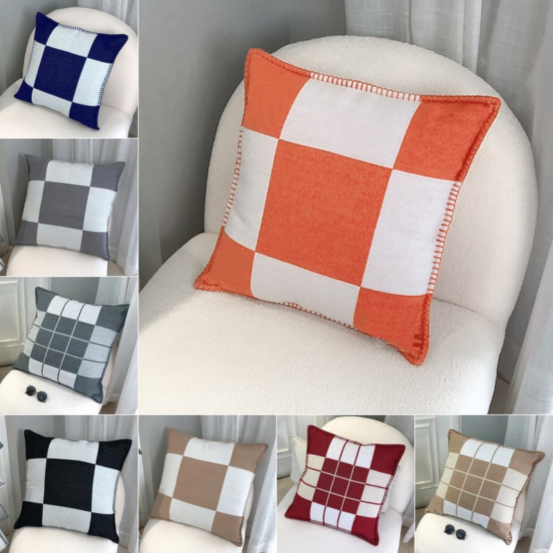 designer throw pillow bedding home room decor pillowcase couch chair sofa orange car thick cashmere cushion multisize men women casual cushion pillo
