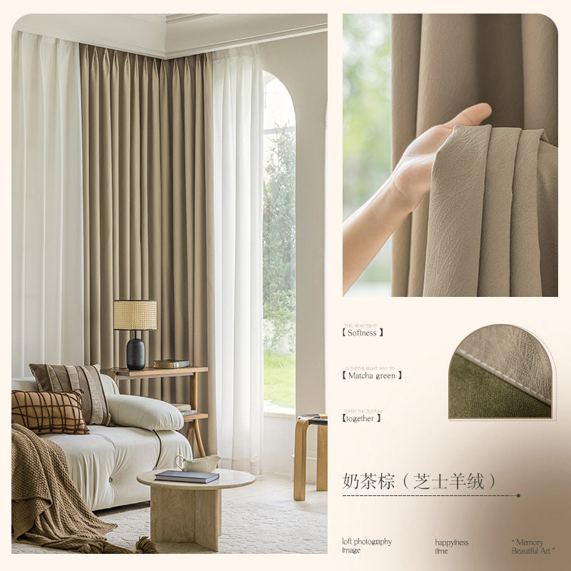 B452 Blackout Curtain For Bedroom Livingroom High Shading Curtain cortinas para ventanas