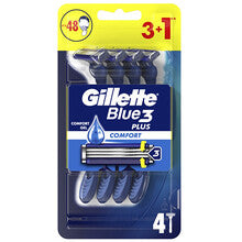 Gillette Blue3 Plus Comfort 3+1 pcs - Rasoir jetable