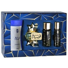 Ajmal Qasida Eau de Parfum Gift Set 60ml, Body Powder 80g, Body Spray 50ml and Hair Spray 30ml - 60ml