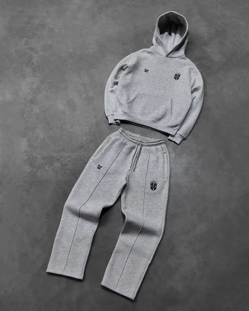 Y2k Men Clothing set Street retro Gothic tracksuit Harajuku Trend Hip Hop personality pattern embroidery oversized 250818