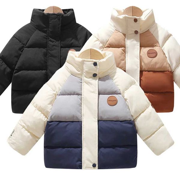 Infant Autumn Winter Jacket for Baby Girls Boys Down Children Outerwear Coats Dot Hooded Cotton Kids ClothingM240814