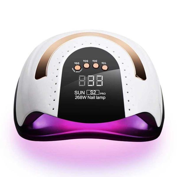 Professional 268W nail dryer manual 57LED nail lamp for fast curing all UV gel nail polish nail dryer salon tools M241123