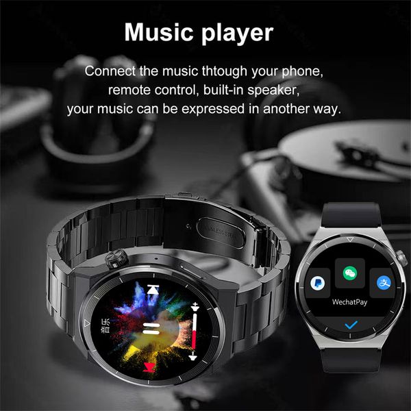 NEW NFC Smart Watch Men GT3 Pro AMOLED 360*3960 HD Screen Heart Rate Bluetooth Call IP68 Waterproof SmartWatch For Huawei Xiaomi