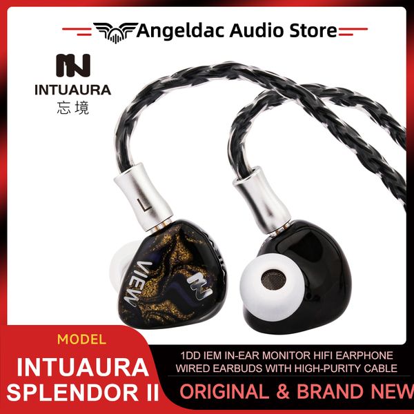 INTUAURA Splendor II Pre-order Wideband 1DD IEM In-Ear Monitor HiFi Earphone Wired Earbuds with 3.5mm-4.4mm High-purity Cable