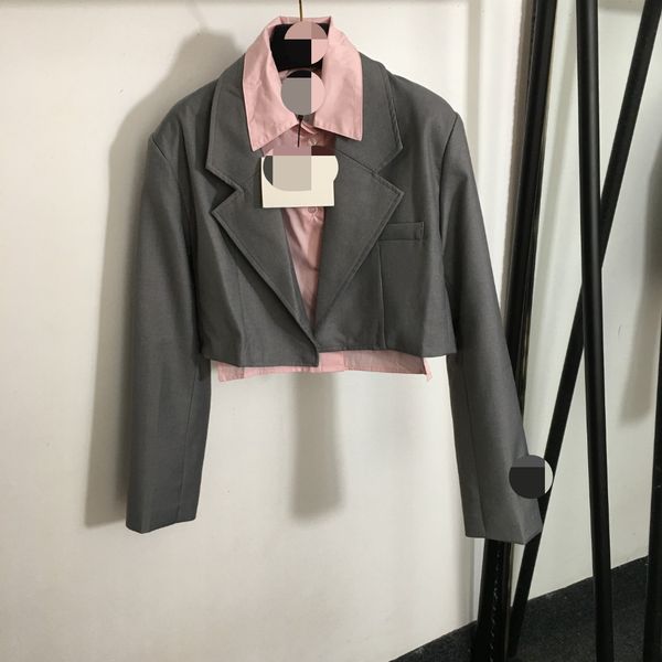 801 L 2024 Milan Runawy Plus Size Brand Same Style Lapel Neck Coat Women&#039;s Outerwear Button Womens Jacket High Quality Fashion 20245117