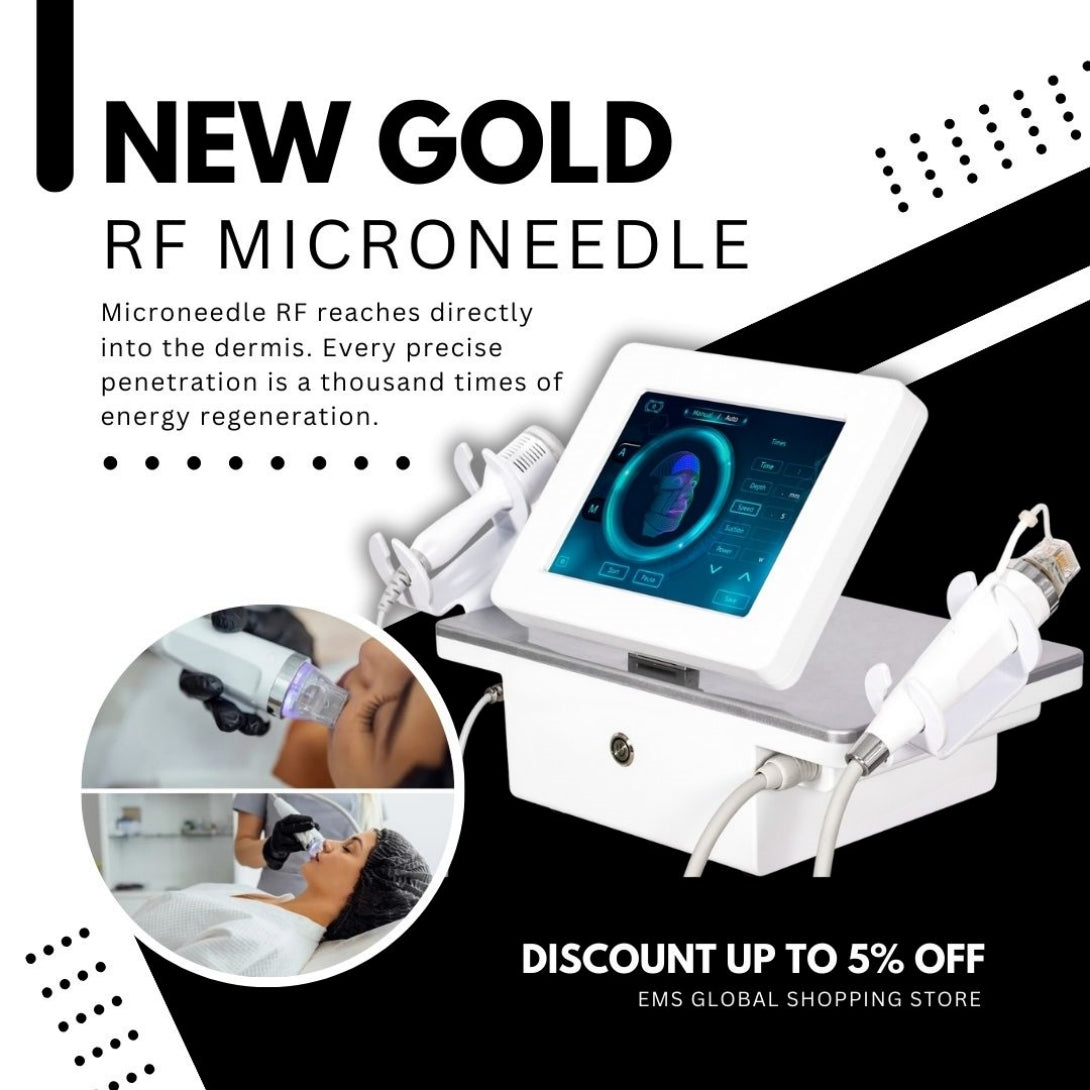 Professional Microneedling RF Machine For Wrinkle Reduction and Skin Care Clinic Use RF Beauty Device With Collagen Stimulation
