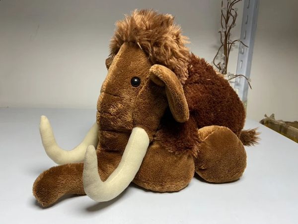 Cute Elephant Animal Simulation Lifelike Plush Doll Toy Real Life Animals Dolls Baby Birthday Gifts 240709