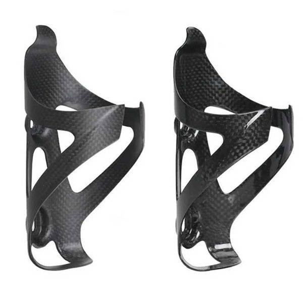 All carbon fiber bicycle ultra light water bottle cage MTB road bicycle bottle rack ultra light bicycle equipment matte-light Y240927
