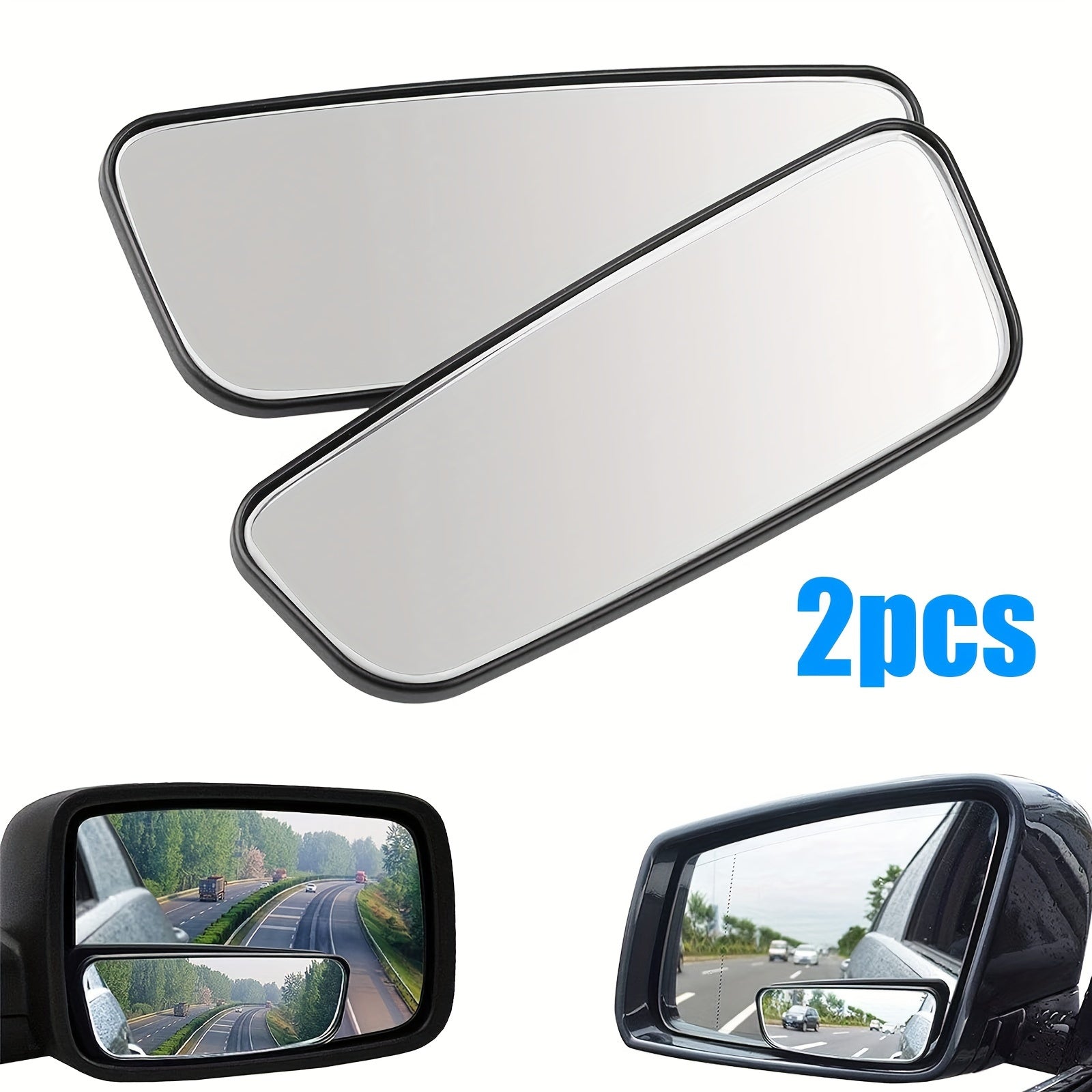 TEMU Adjustable Blind Spot Mirror For Reversing Cars A962810 With Optional Mirror Adjustable 3r-059
